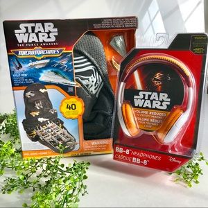 New Star Wars BB-8 Headphones & Kylo Ren Playcase